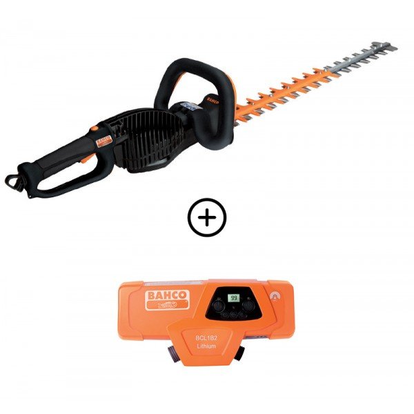 Pack Taille-Haie Bahco BCL111 de 63 cm avec Batterie BCL1B2
