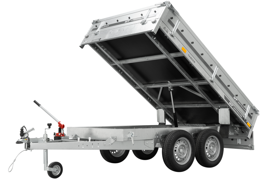 REMORQUE DEUX ESSIEUX 253X150 UNITRAILER TASKER 250/2 750 KG
