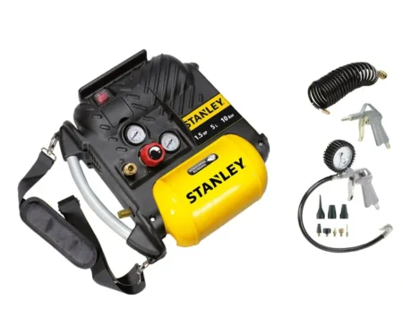 Compresseur de loisirs STANLEY 5L 1.5 cv avec accessoires