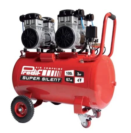 Compresseur d'atelier silencieux PRODIF 100 l 3 cv SIL1003