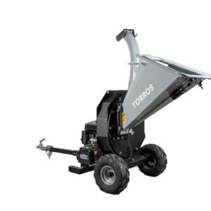 Broyeur de végétaux herbes et feuillages pro tractable thermique essence 15cv 420cc 120mm avec démarrage électrique