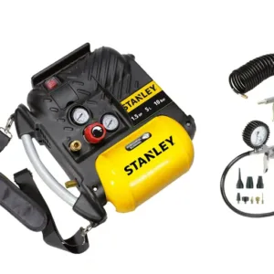 Compresseur de loisirs STANLEY 5L 1.5 cv avec accessoires