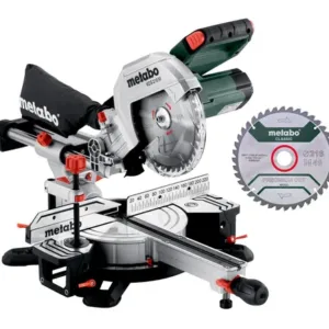 Scie à onglet radiale KGS 216 M + 2ème lame carbure METABO, 216 mm, 1500 W
