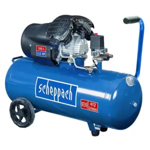 Compresseur à 2 cylindres 100L 8 bar 3CV 2200W HC100DC Scheppach